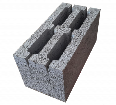 Количество рядовых керамзитобетонных блоков в 1м3