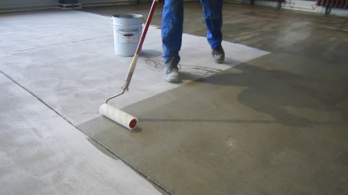 Обеспыливание бетона