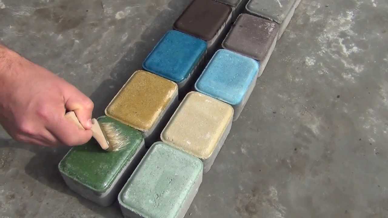 Цветной бетон