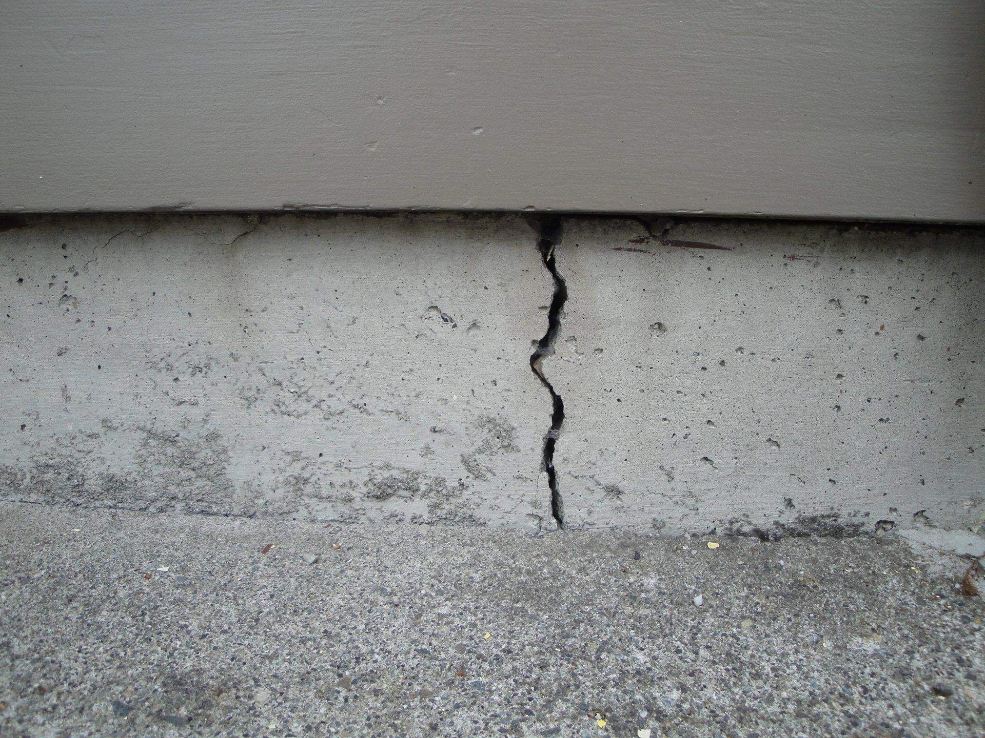 Усадочные трещины в бетоне